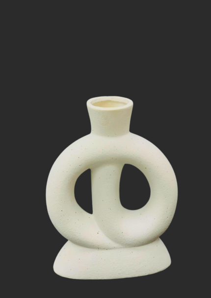 Circular Hollow Donut Vase