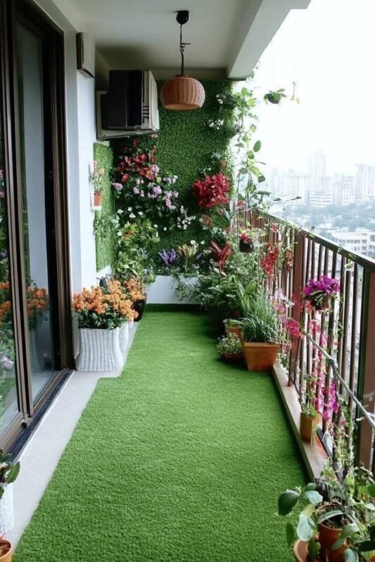Artificial Balcony Garden